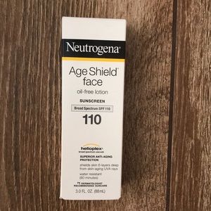 Neutrogena Age Shield Face sunscreen 110 oil free 3.0 Oz